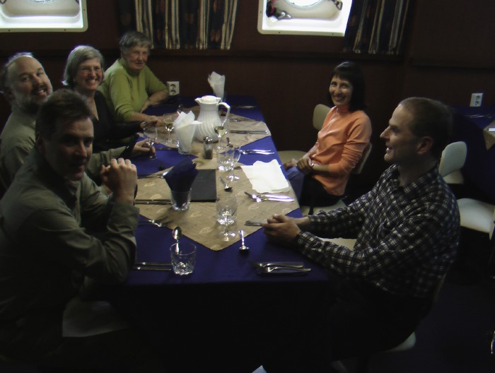 Dinner aboard 